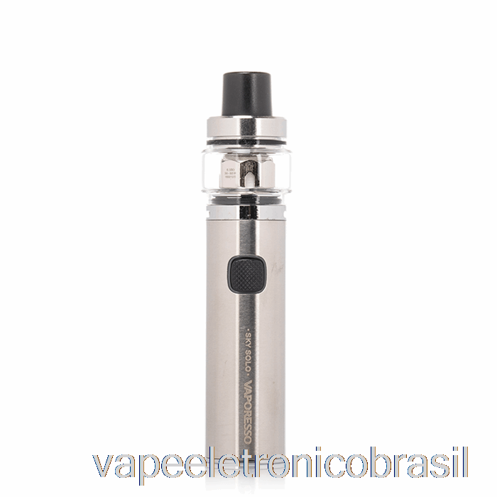 Vape Recarregável Vaporesso Sky Solo & Solo Plus Starter Kit Padrão - Aço Inoxidável